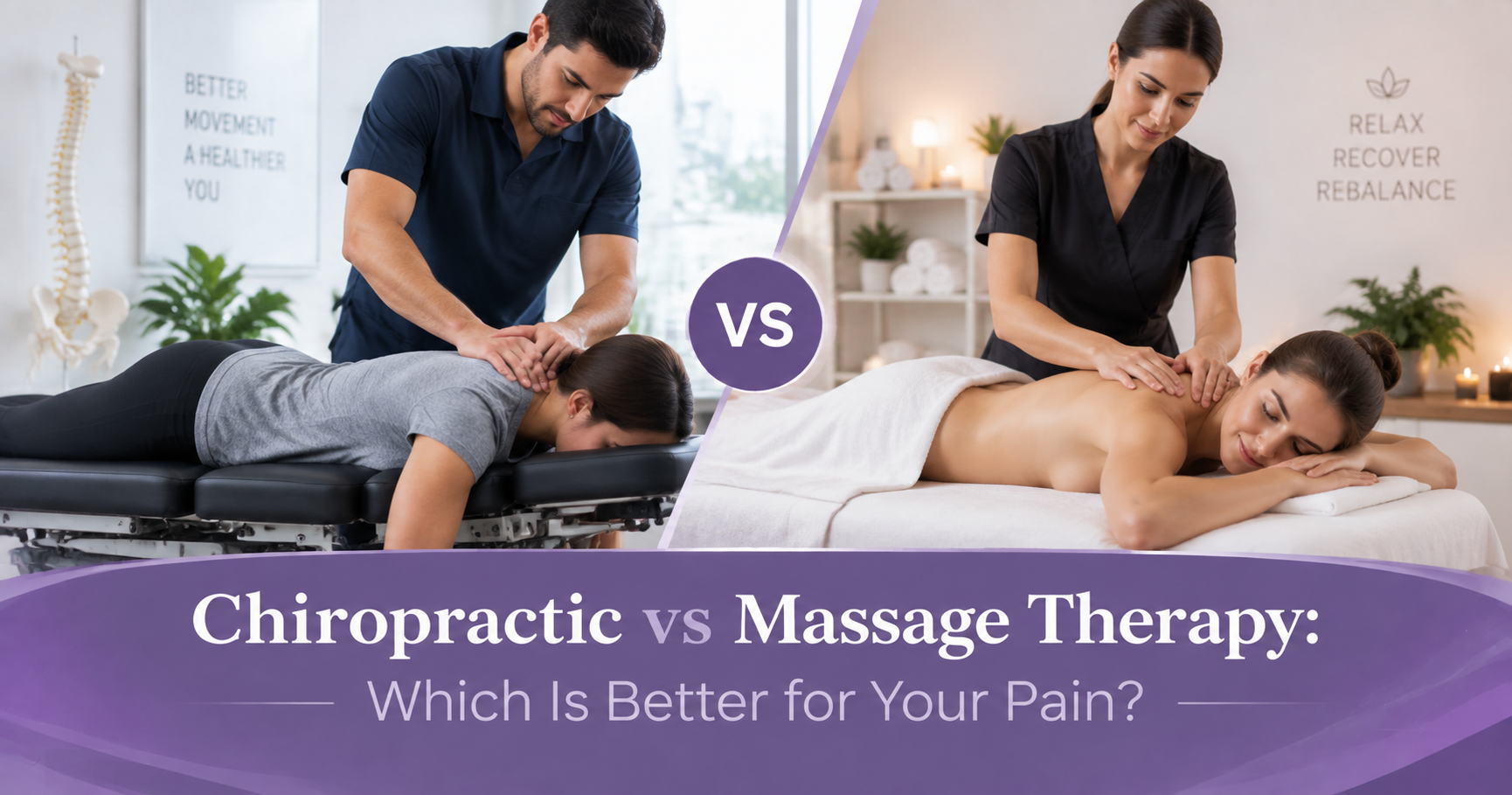 Chiropractic vs Massage Therapy: Which Is Better for Your Pain?