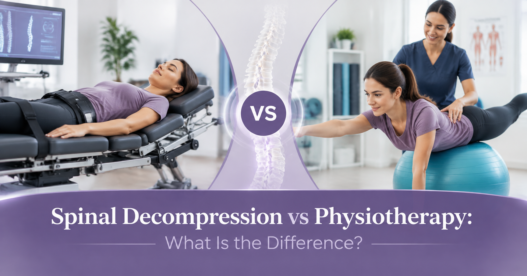 Spinal Decompression vs Physiotherapy: What Is the Difference?